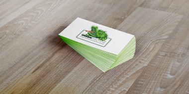 Green Machine Logo Design - Business Cards New Orleans