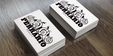 New Orleans Identity and Logo Design - Ferrero Realty Business Cards