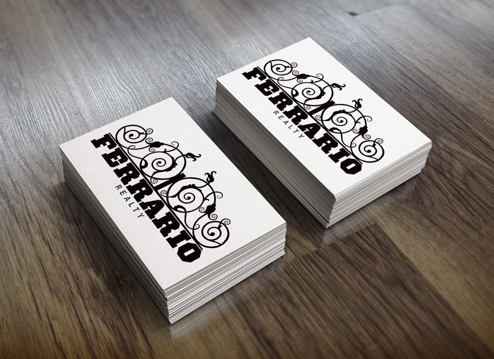 New Orleans Identity and Logo Design - Ferrero Realty Business Cards
