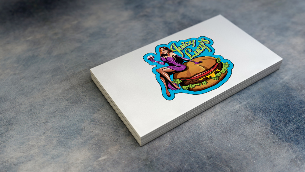 New Orleans Logo Design - Juicy Lucy Business Cards