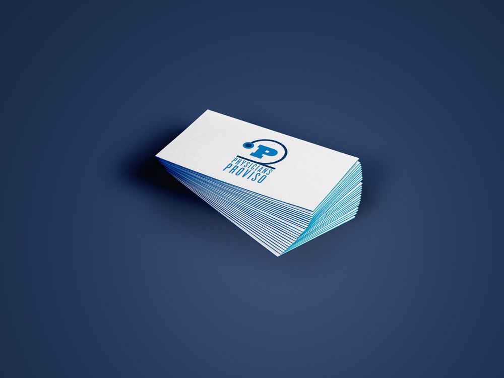 Identity and Logo Design - Physicians Proviso Business Cards