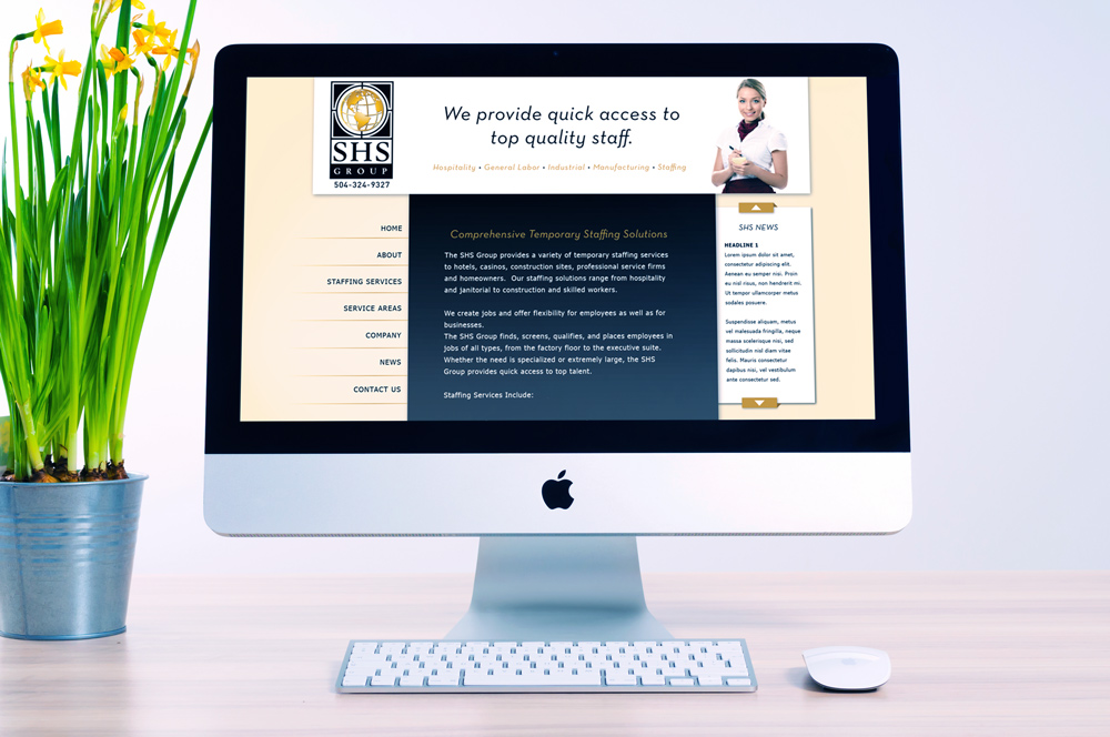 New Orleans Website Development and Design - SHS Website