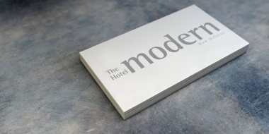 Identity and Logo Design - The Hotel Modern Business Cards