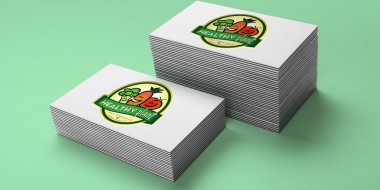 Identity and Logo Design - Healthy Plant Business Cards