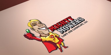 Identity and Logog Design - Mighty Mowers Logo