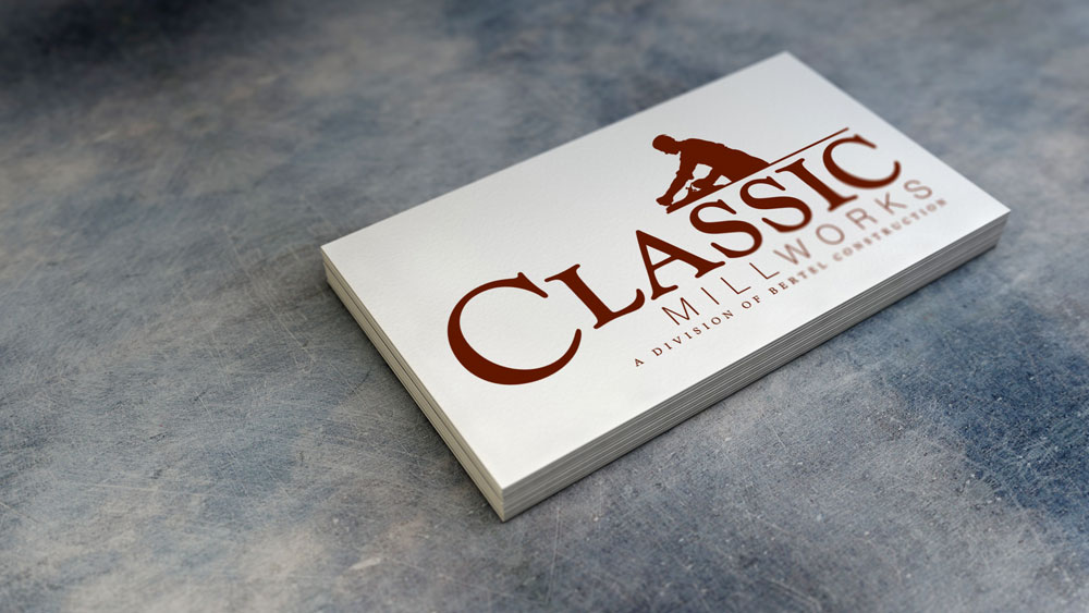 New Orleans Identity and Logo Design - Classic Millworks Business Cards