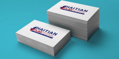 New Orleans Identity and Logo Design - Haitian Flag Festival Business Cards