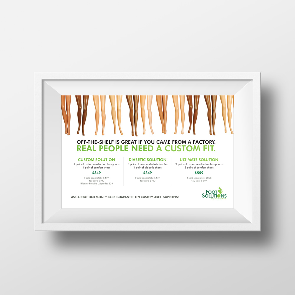 New Orleans Creative Advertising - Print Advertising - Foot Solutions Poster