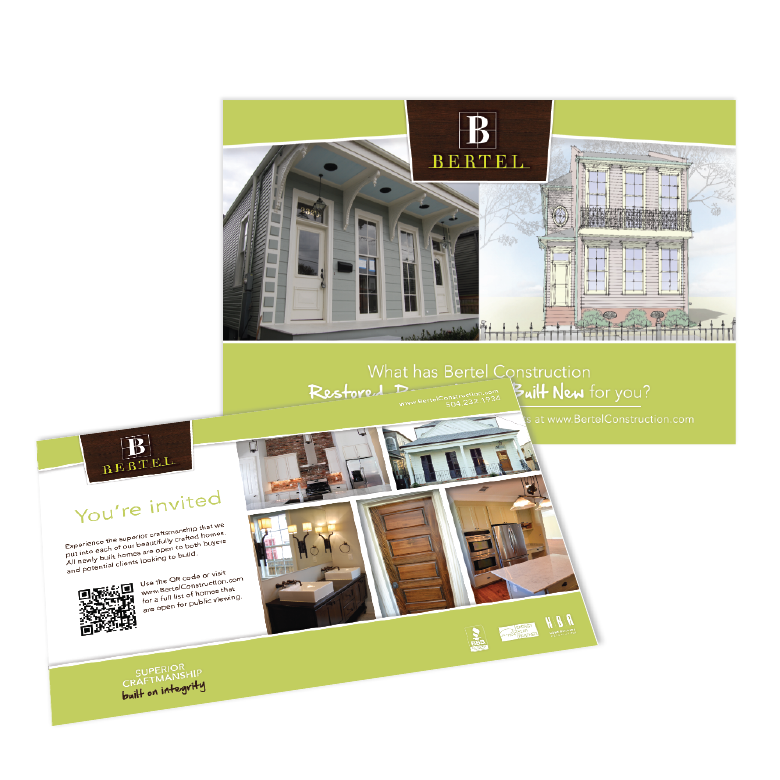 New Orleans Marketing Collateral - Bertel Postcard Project