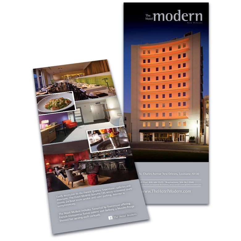 New Orleans Brochure Design - Hotel Modern Brochure