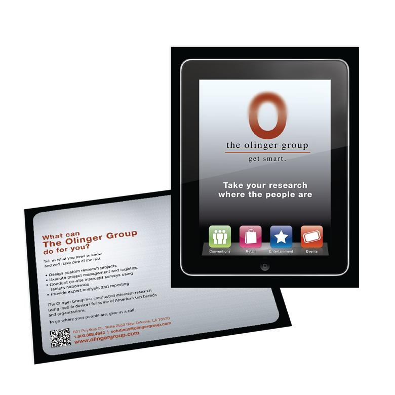 New Orleans Marketing Collateral - The Olinger Group Postcard