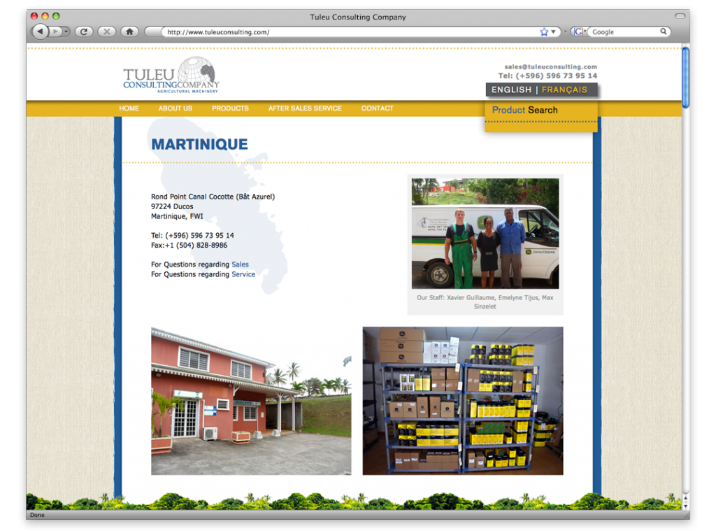 Website Design and Development - Tuleu Website Caribbean