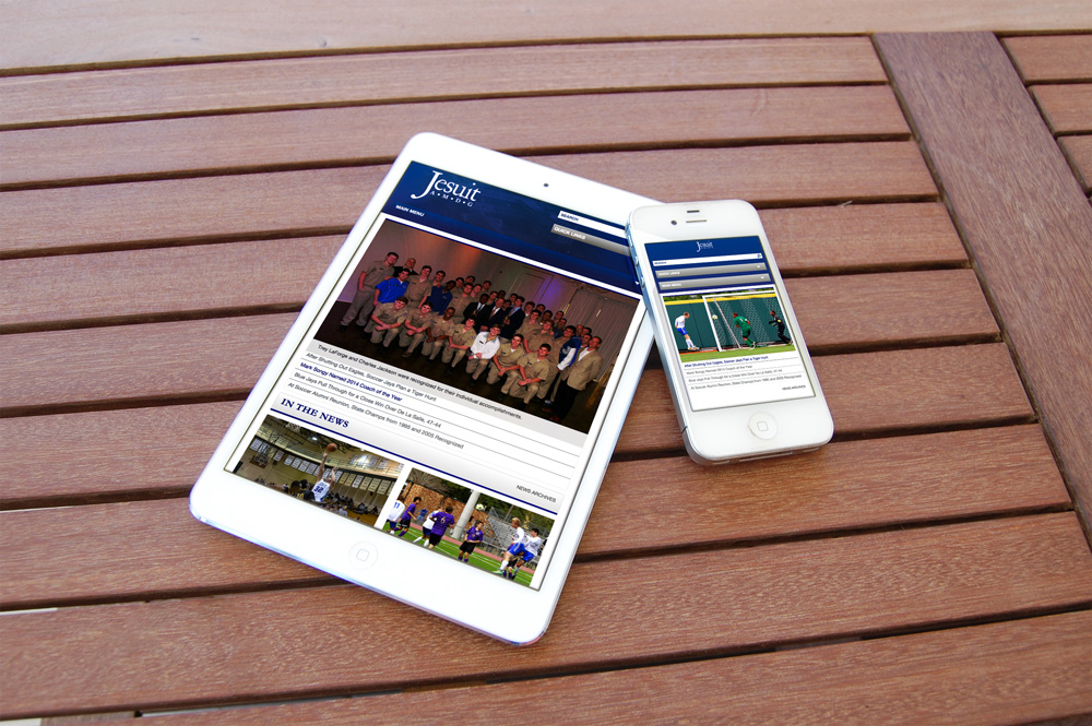 New Orleans Mobile Website Design and Development - Jesuit Website