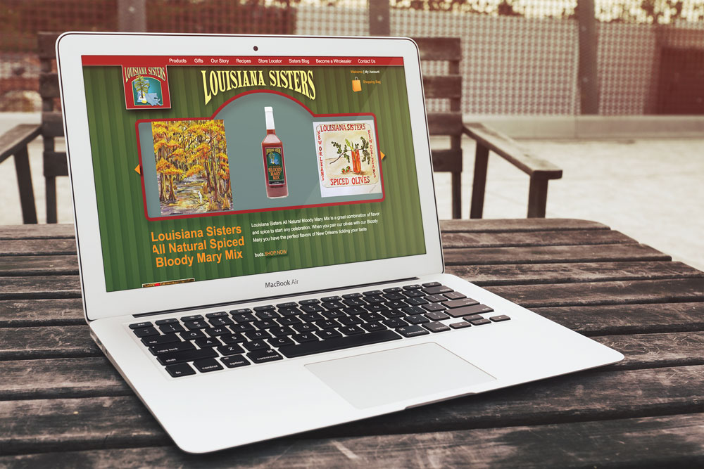 Website Design and Development New Orleans - Louisiana Sisters Website