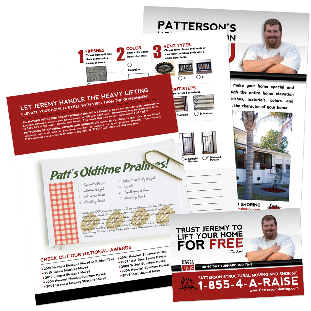 Marketing Collateral Design - Patterson Shoring Printed Collateral