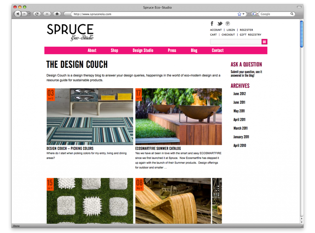 New Orleans Website Design and Development - Spruce Website