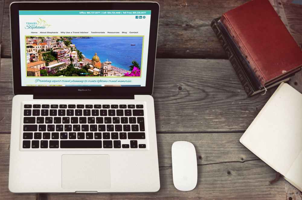 New Orleans Website Design and Development - Travel with Stephanie Website