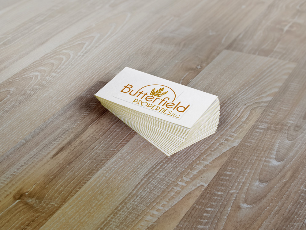 Business Card Designs - Butterfield Properties Logo Design New Orleans