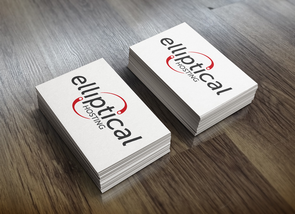 New Orleans Identity and Logo Design - Elliptical Hosting Business Cards