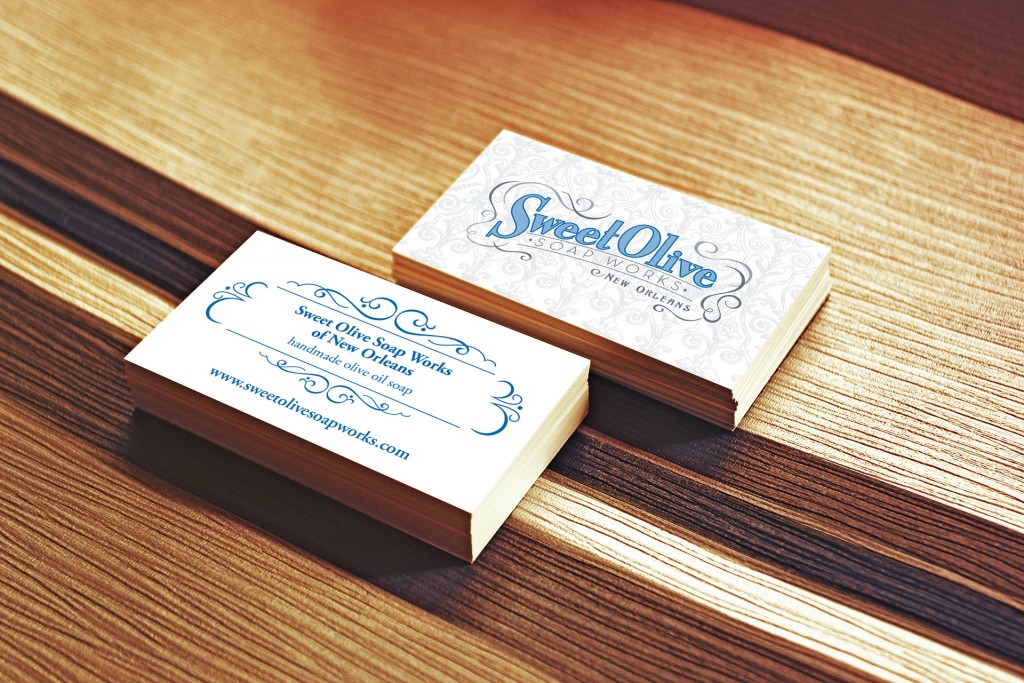 Identity and Logo Design - Sweet Olive Business Cards