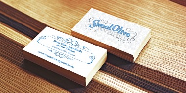 Identity and Logo Design - Sweet Olive Business Cards