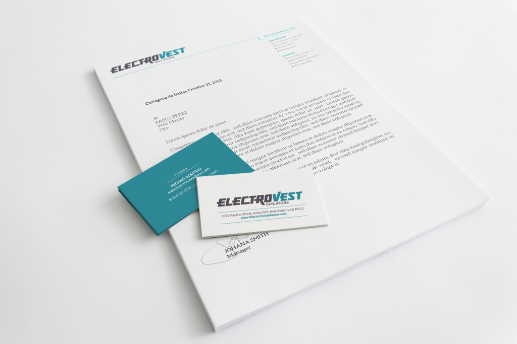 Letterhead Business Card Marketing Collateral Design