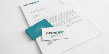 Letterhead Business Card Marketing Collateral Design