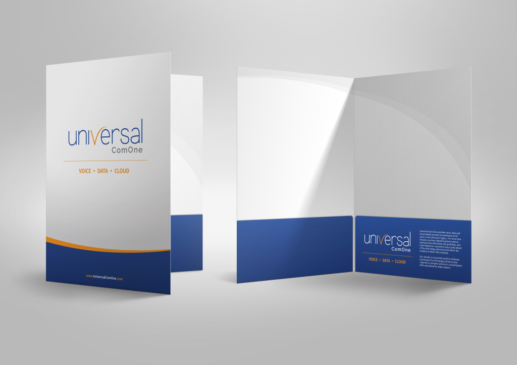 Printed Marketing Collateral - Universal Com One