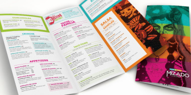 Creative Restaurant Menus - Mizado - Menu Redesign