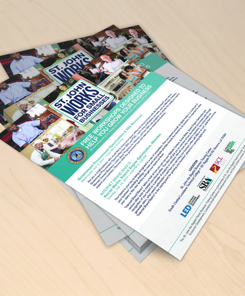 Creative Marketing Collateral Design - St John Parish Flyer Design