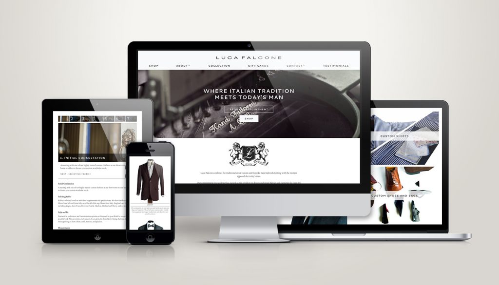 Luca Falcone Website Design + Development