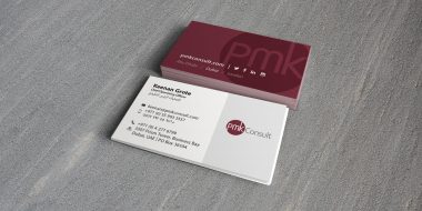 PMK Consult Business Card Design