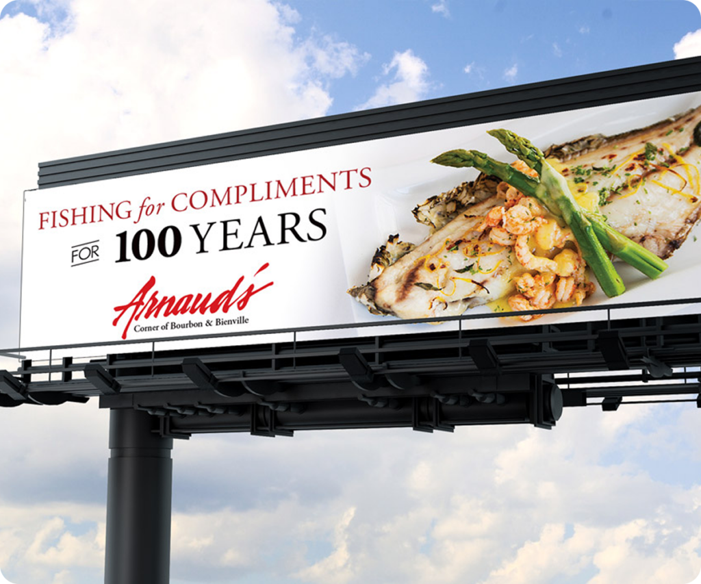 Arnaud's social media campaign graphics